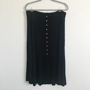 ASOS Curve Button Through Skater Skirt Size 18